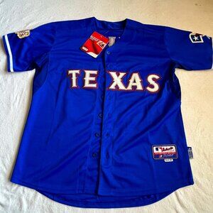 WORLD SERIES TEXAS RANGERS Josh Hamilton jersey size XL